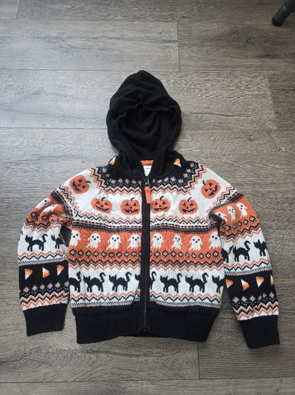 Gymboree Toddler Halloween Cardigan Sweater Unisex Size 2T Cotton
